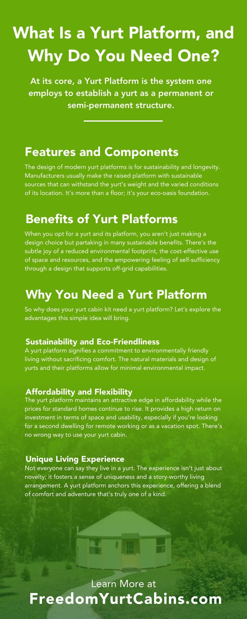 What Is a Yurt Platform, and Why Do You Need One?